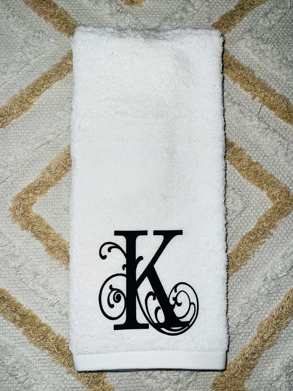 Initial Hand Towel