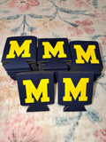 Michigan Football Koozies
