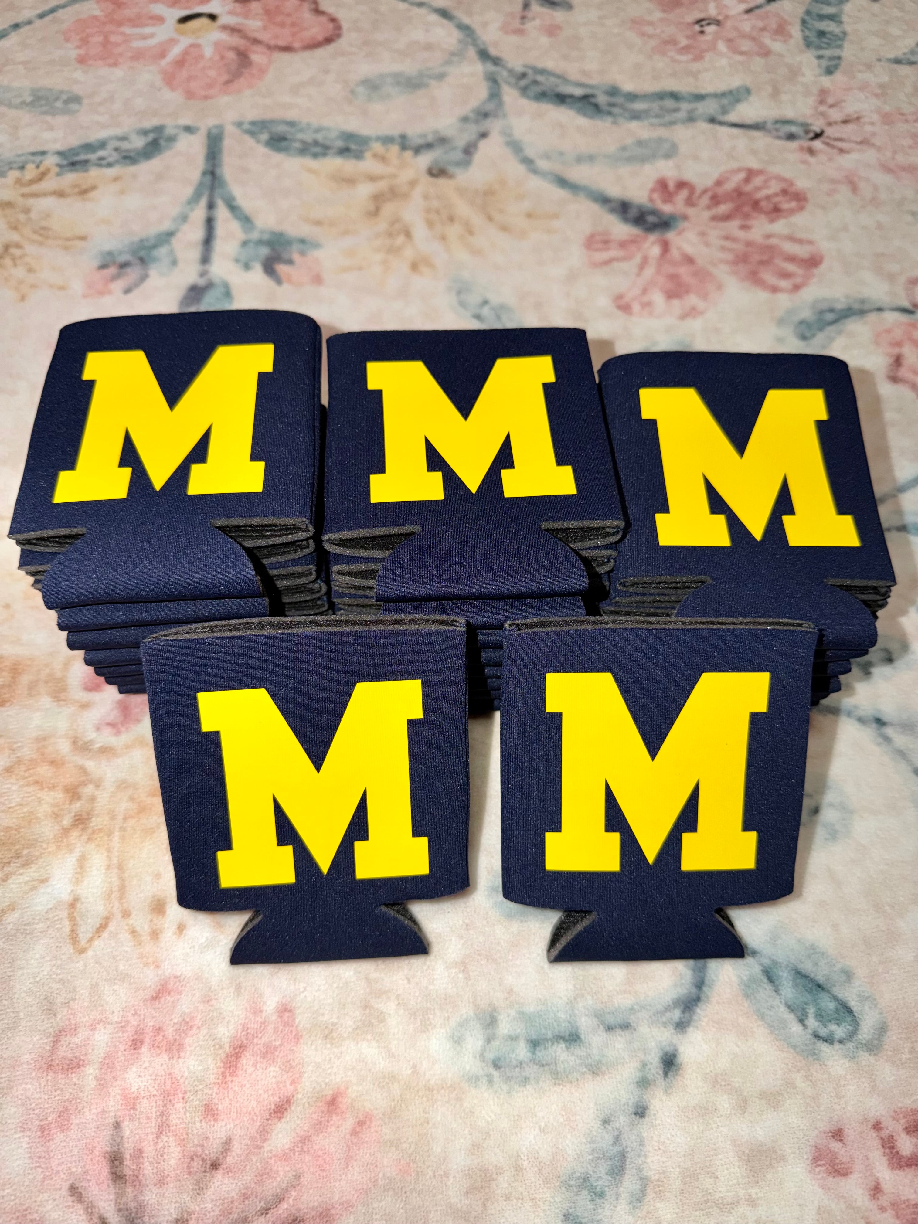 Michigan Football Koozies